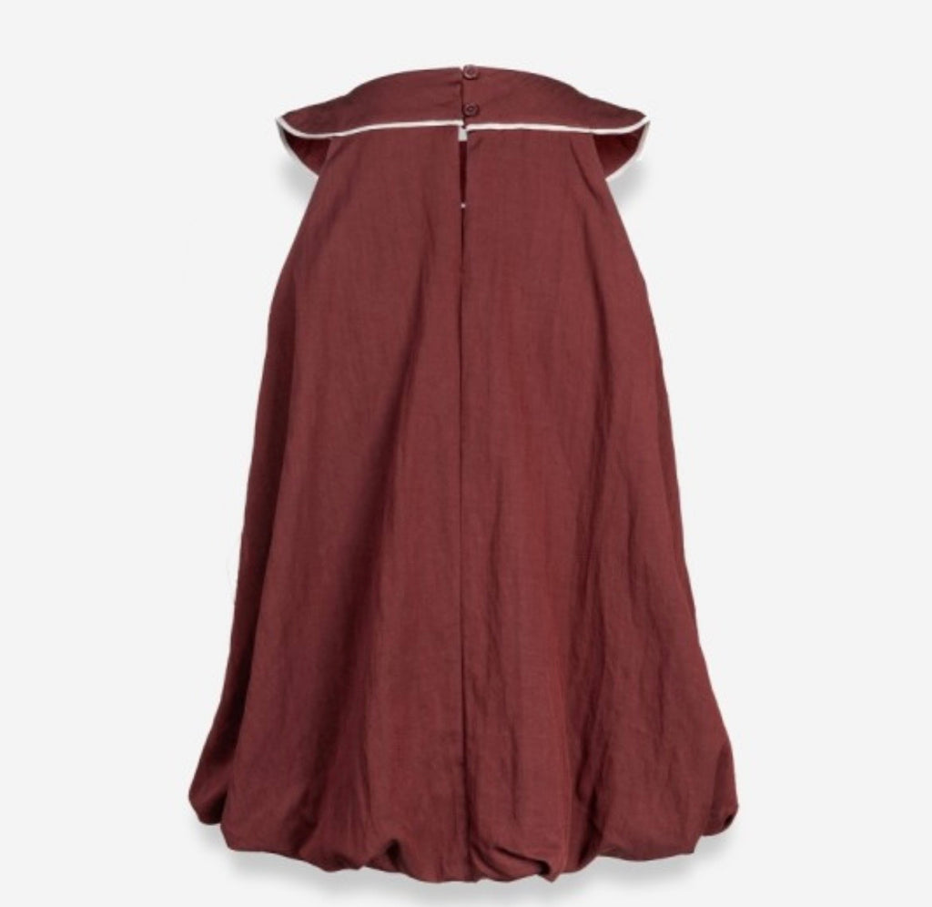 Abstract Applique Billowy Top