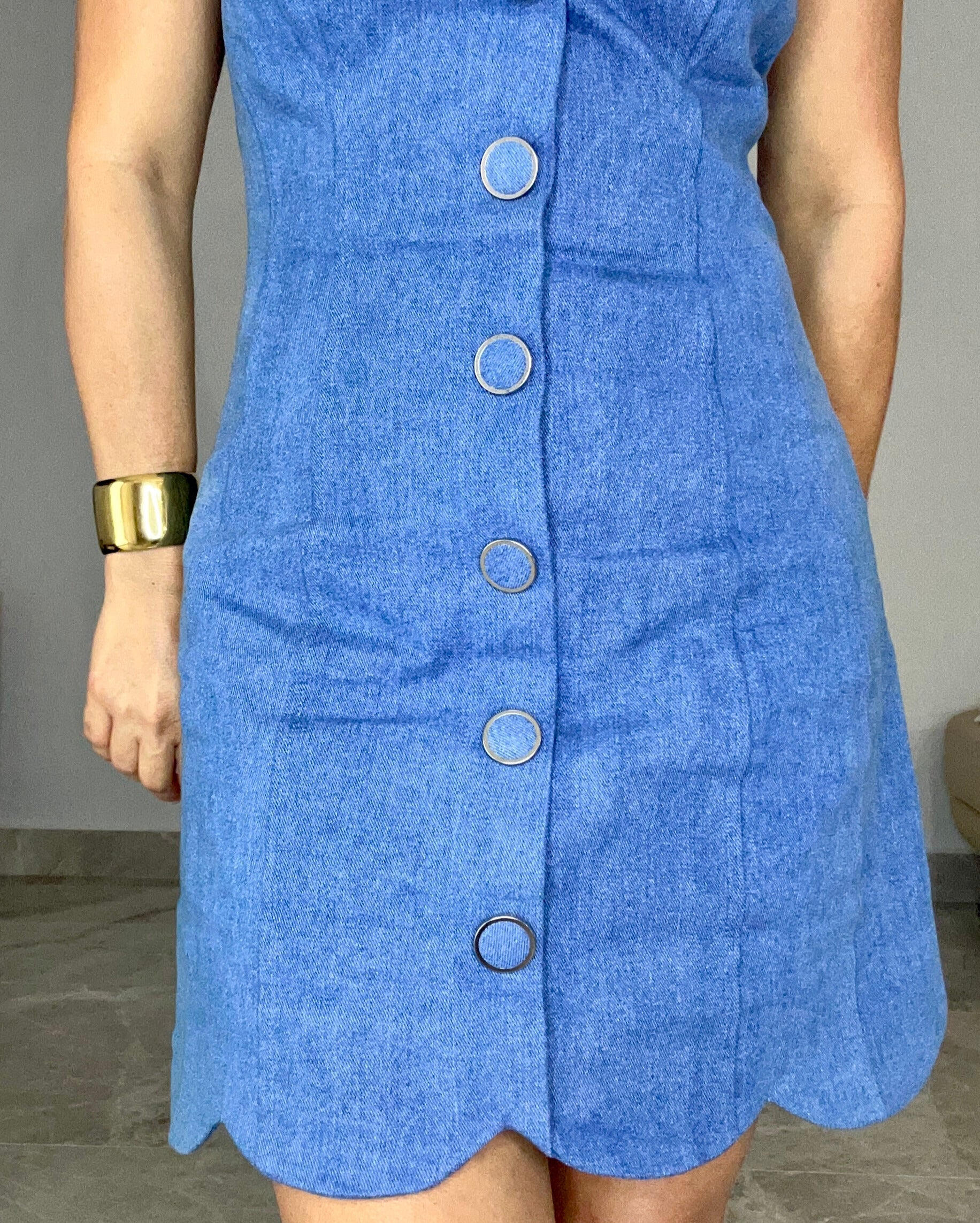 Denim Scallop