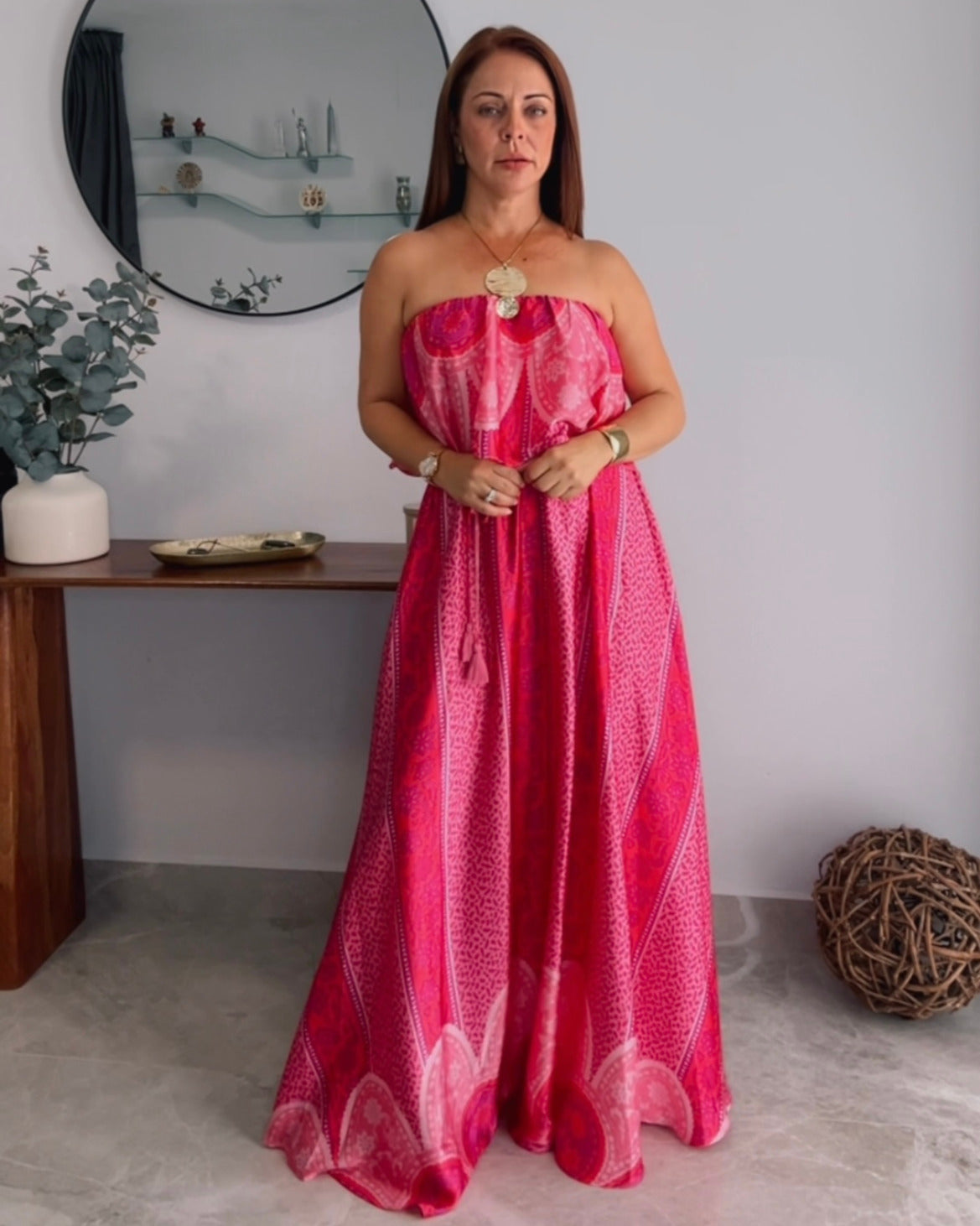 Blooming Fuchsia Maxi Dress